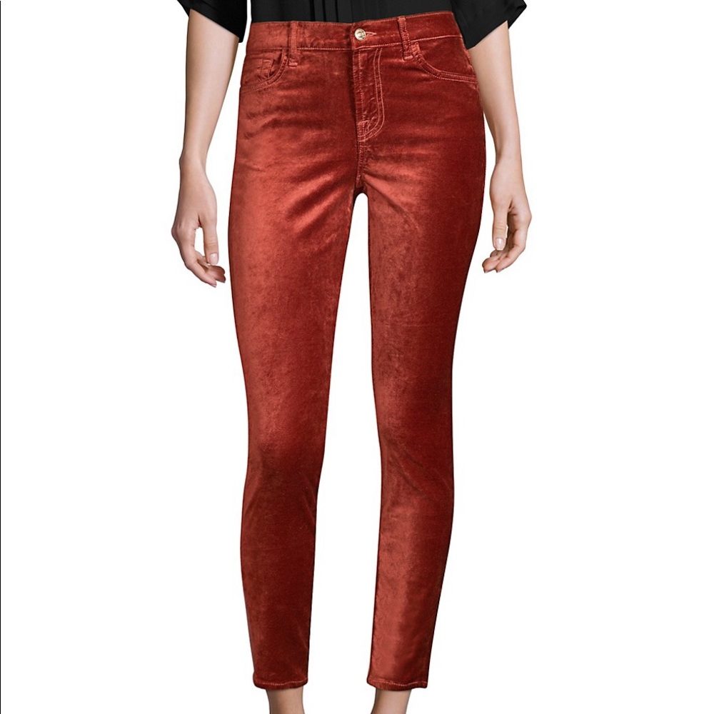 NWT 7 For All Mankind Velvet Ankle Skinny …